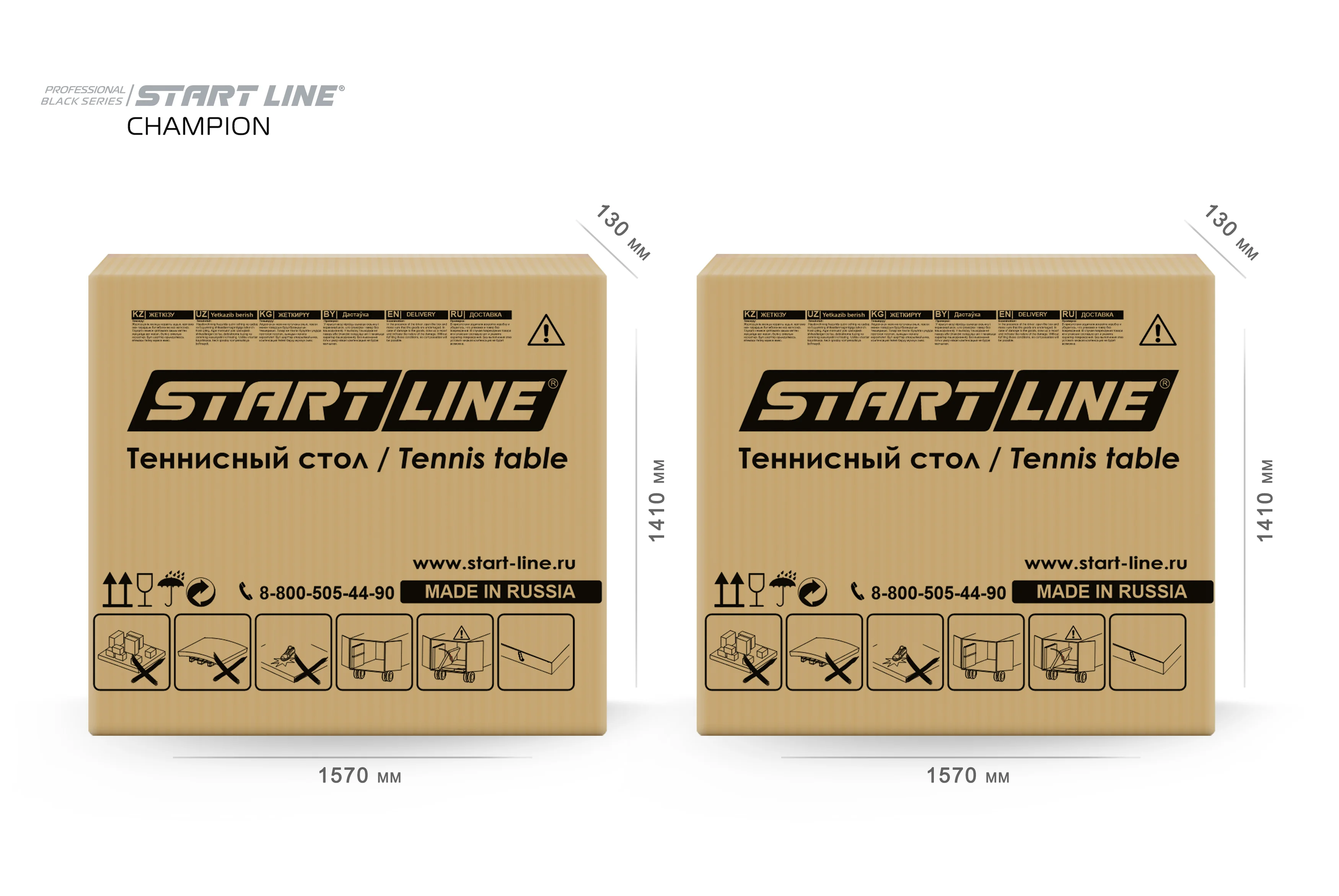 Реальное фото Стол теннисный Champion Black от магазина Спортев