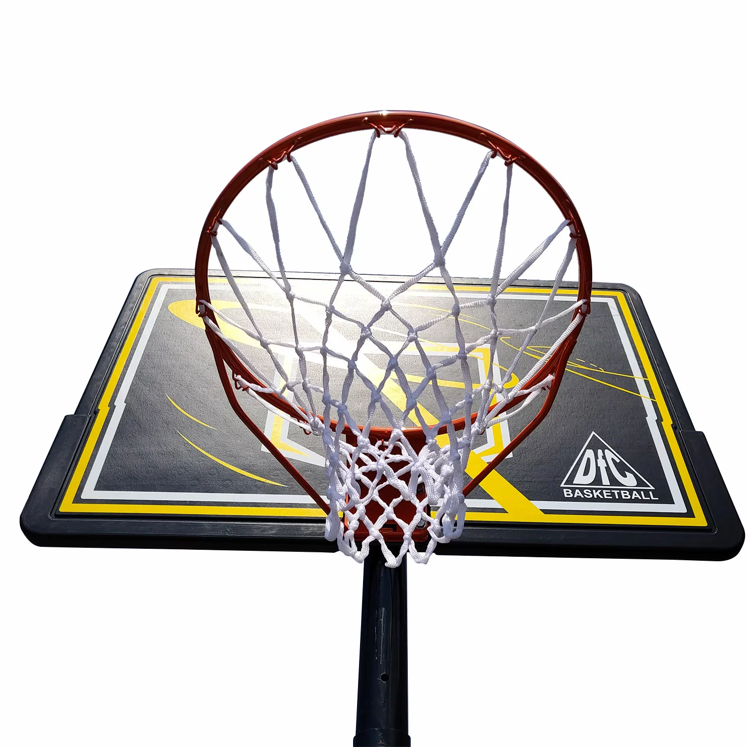 Реальное фото Баскетбольная мобильная стойка DFC STAND44HD1 112x72см HDPE от магазина СпортЕВ