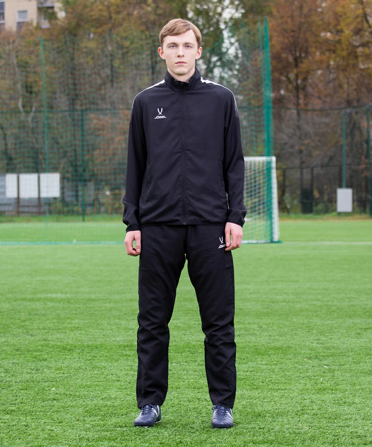 Реальное фото Костюм спортивный CAMP Lined Suit, черный/черный Jögel от магазина СпортЕВ