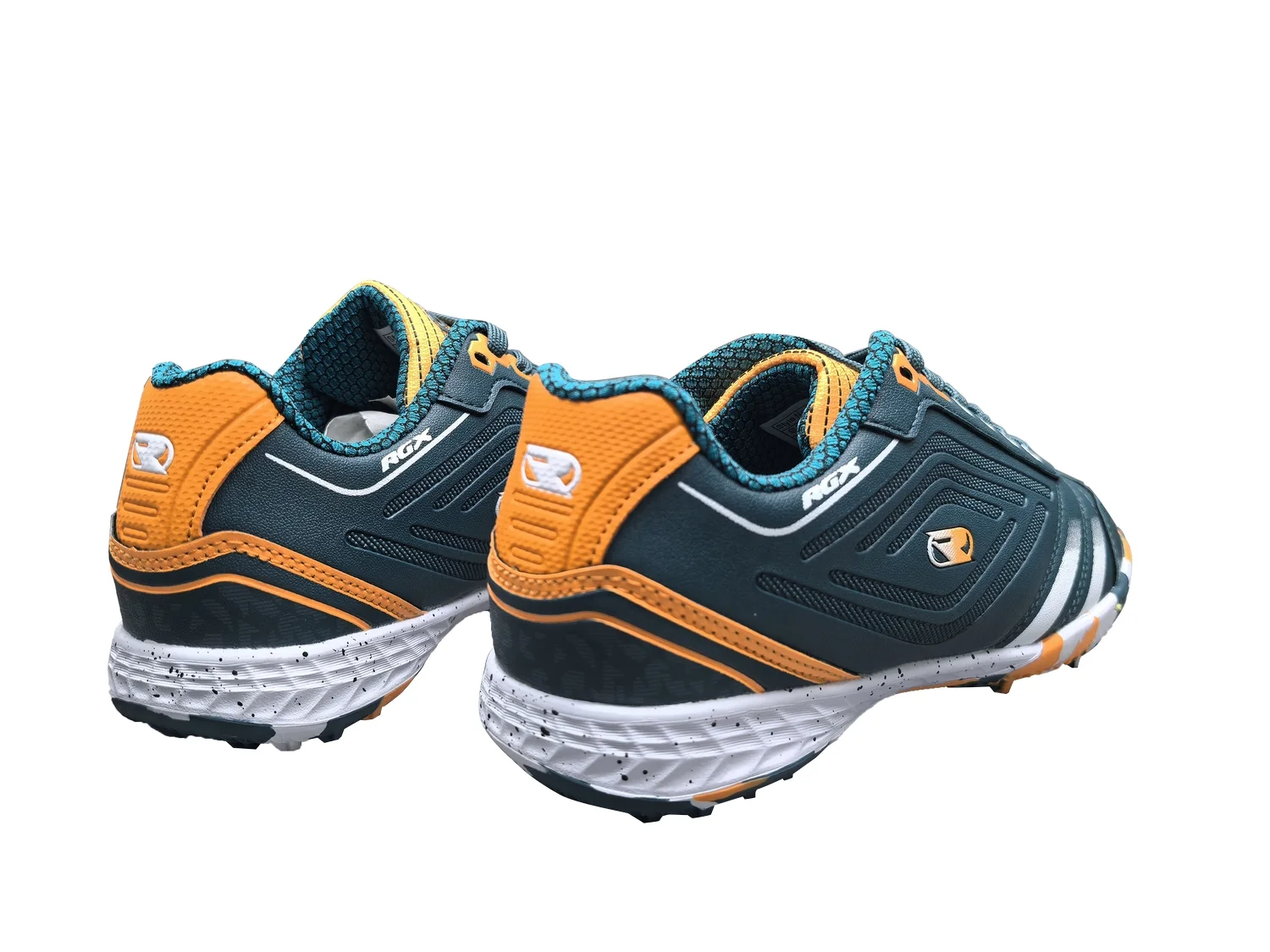 Реальное фото Бутсы SB-M-062 TF синий/оранжевый от магазина Спортев