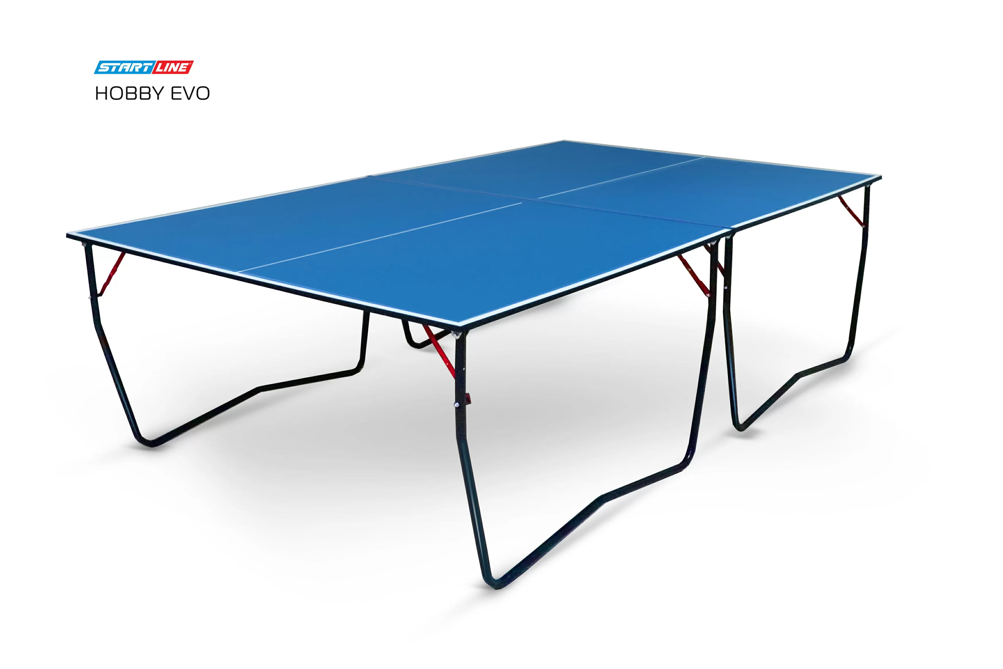 Реальное фото Теннисный стол Start Line Hobby Evo blue 6016-3 от магазина СпортЕВ