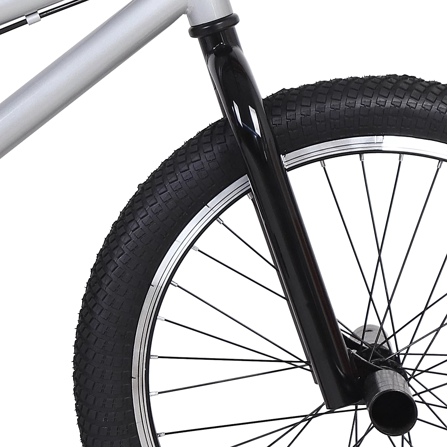 Реальное фото Велосипед BMX TechTeam Millennium 20" (2021) хром от магазина СпортЕВ