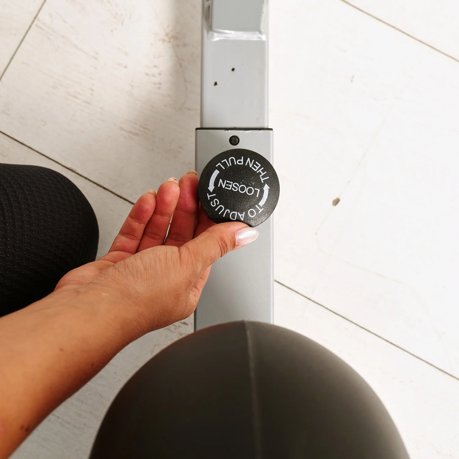 Реальное фото Велотренажер DFC GBYQ-2309D от магазина Спортев