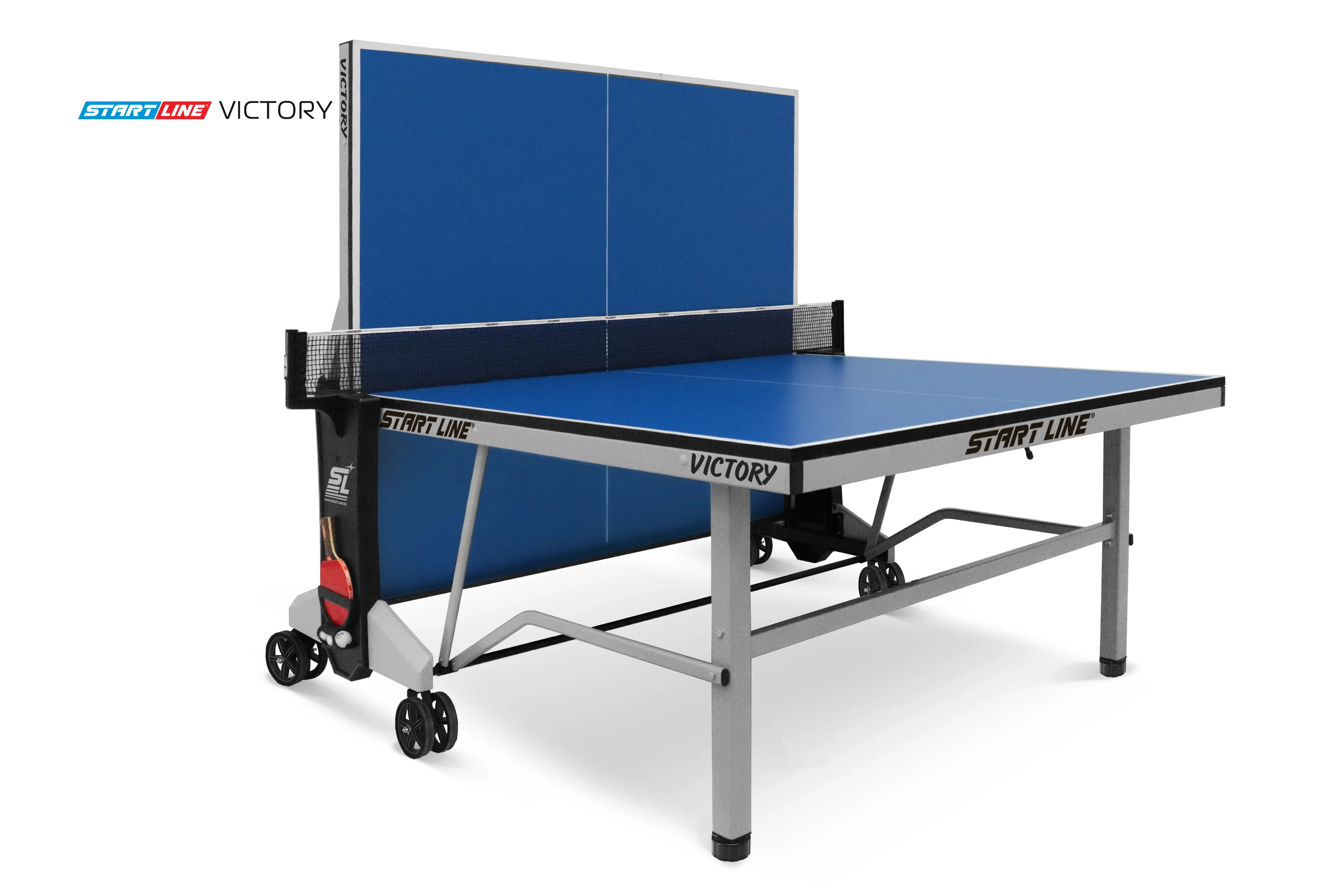 Стол теннисный VICTORY Синий Реальное фото Стол теннисный VICTORY Синий от магазина Спортев