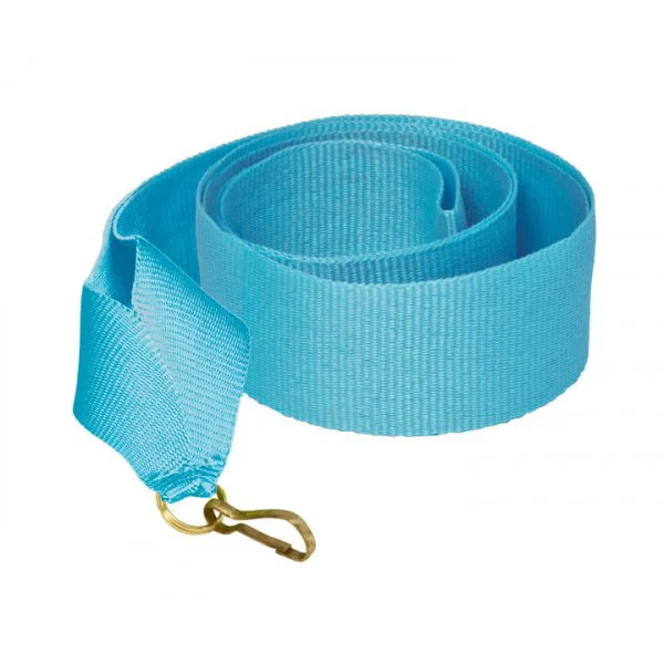 Реальное фото Лента для медали V2-LBL голубая (22 мм) от магазина Спортев