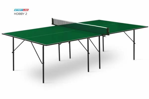 Реальное фото Теннисный стол Start Line Hobby-2 green 6010-1 от магазина СпортЕВ