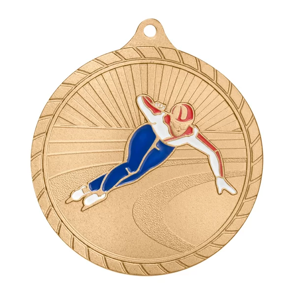 Реальное фото Медаль MZP 584-60/ВM конькобежный спорт (D-60мм, s-2 мм) от магазина Спортев