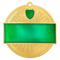 Медаль MZP 302-65/GGN (D-65мм, s-2,5мм) латунь