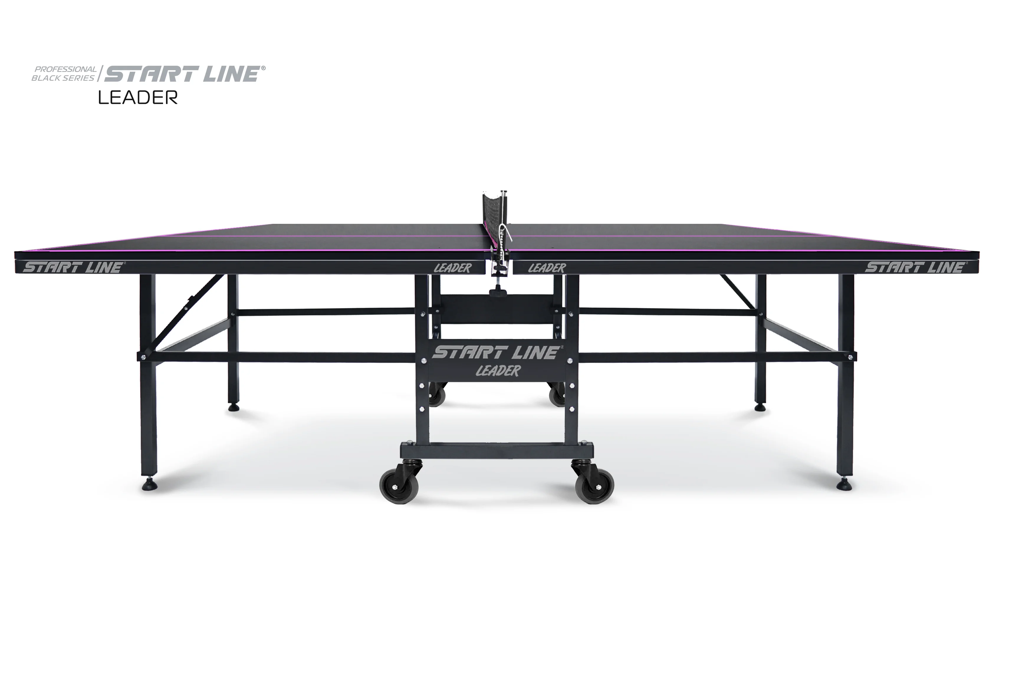 Реальное фото Стол теннисный Leader Black от магазина Спортев