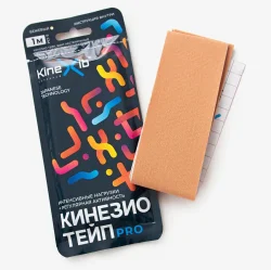 Тейп Кинезио Kinexib Pro 5 см бежевый (1 м) 20742
