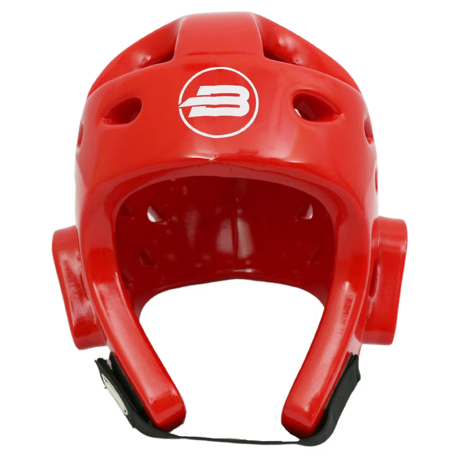 Реальное фото Шлем тхэквондо BoyBo Premium красный BHT44 от магазина СпортЕВ
