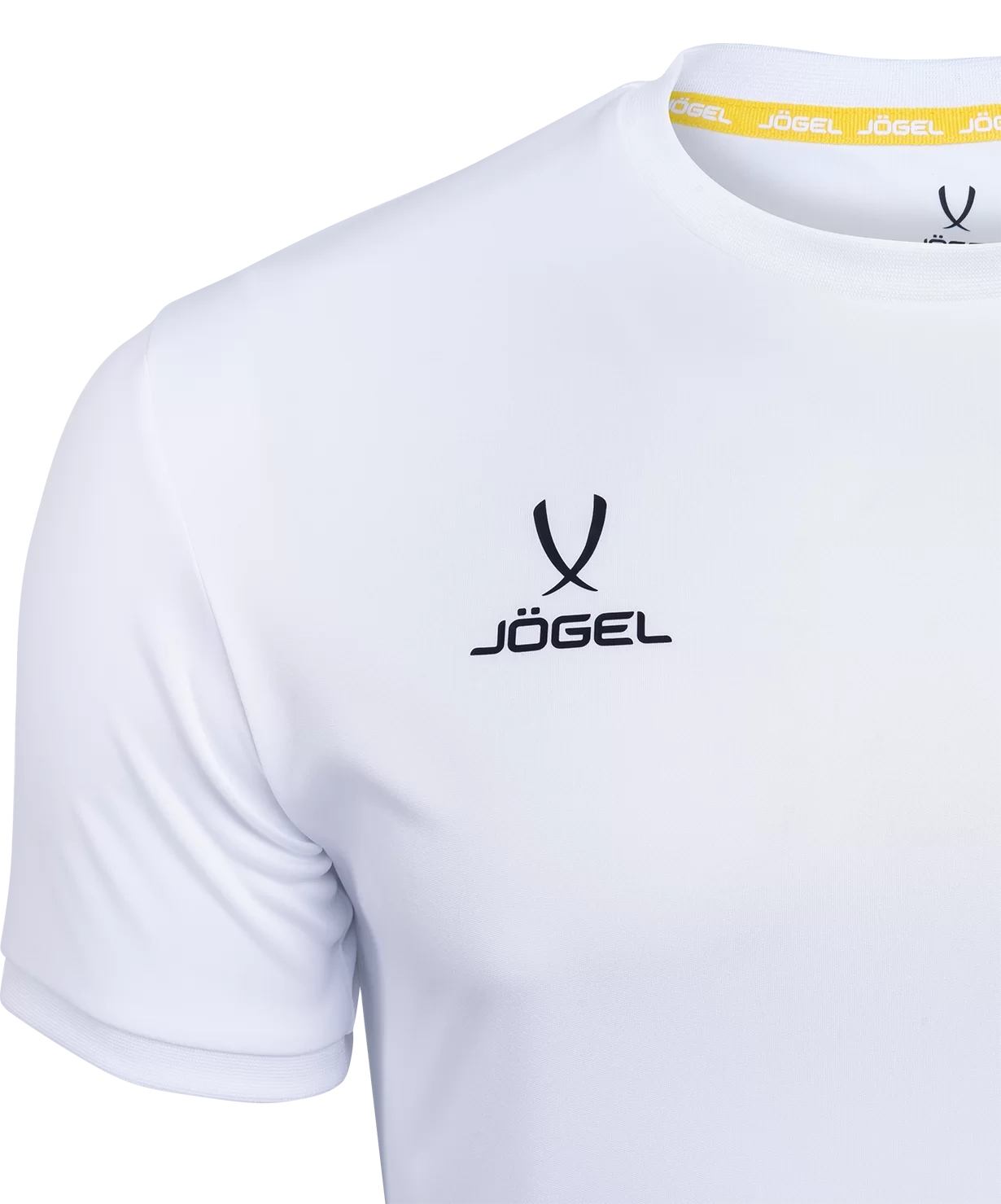 Реальное фото Футболка футбольная CAMP Origin, белый/черный, детский Jögel от магазина Спортев