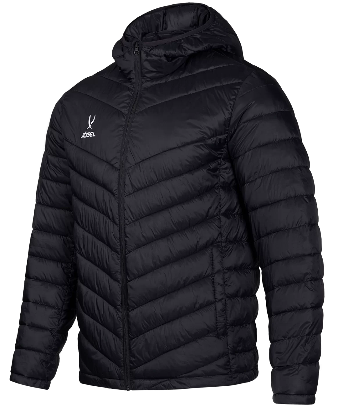 Реальное фото Куртка утепленная ESSENTIAL Light Padded Jacket, черный Jögel от магазина СпортЕВ
