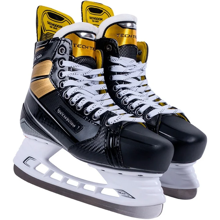 Реальное фото Коньки хоккейные TechTeam Orthodox 5.0 от магазина Спортев