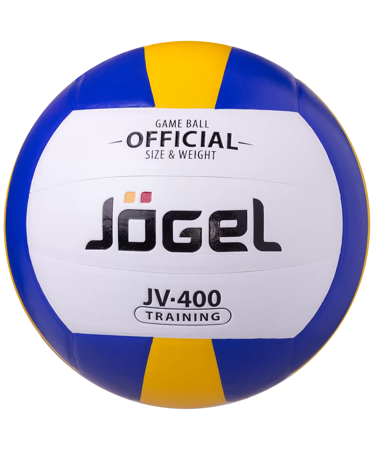 Реальное фото Мяч волейбольный Jogel JV-400 синий/желтый 19093 от магазина СпортЕВ
