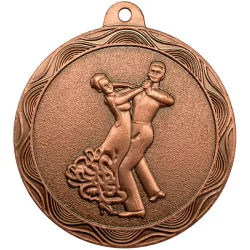 Медаль MZ 84-50/В спортивно-бальные танцы (D-50 мм, s-2 мм)