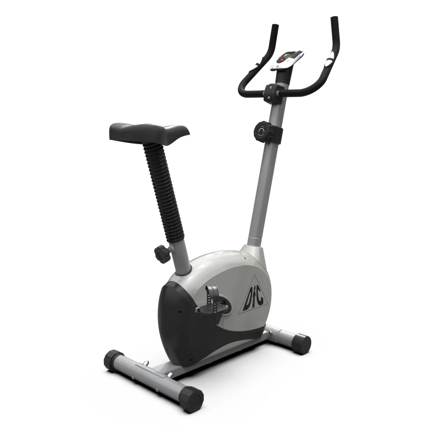 Реальное фото Велотренажер DFC B3.2 (черный/серебристый) от магазина Спортев
