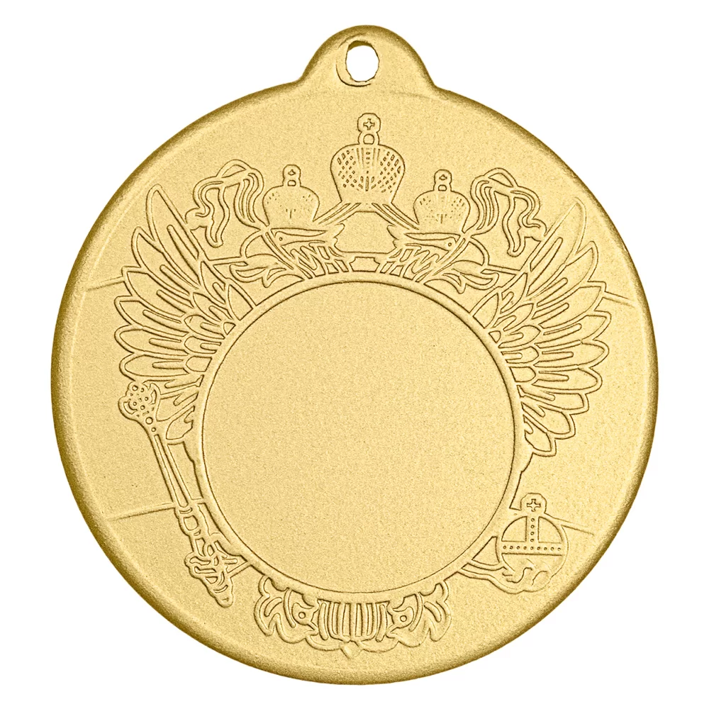Реальное фото Медаль MZ 43-50/GM (D-50мм, D-25мм, s-2мм) от магазина СпортЕВ