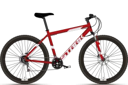 Велосипед Stark Outpost 26 1 D (2021) красный/белый