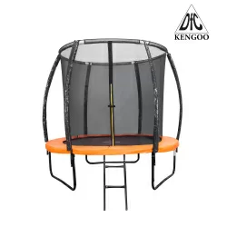 Батут DFC KENGOO II 5ft внутр.сетка, оранж/черн (152см) 5FT-BAS-BO