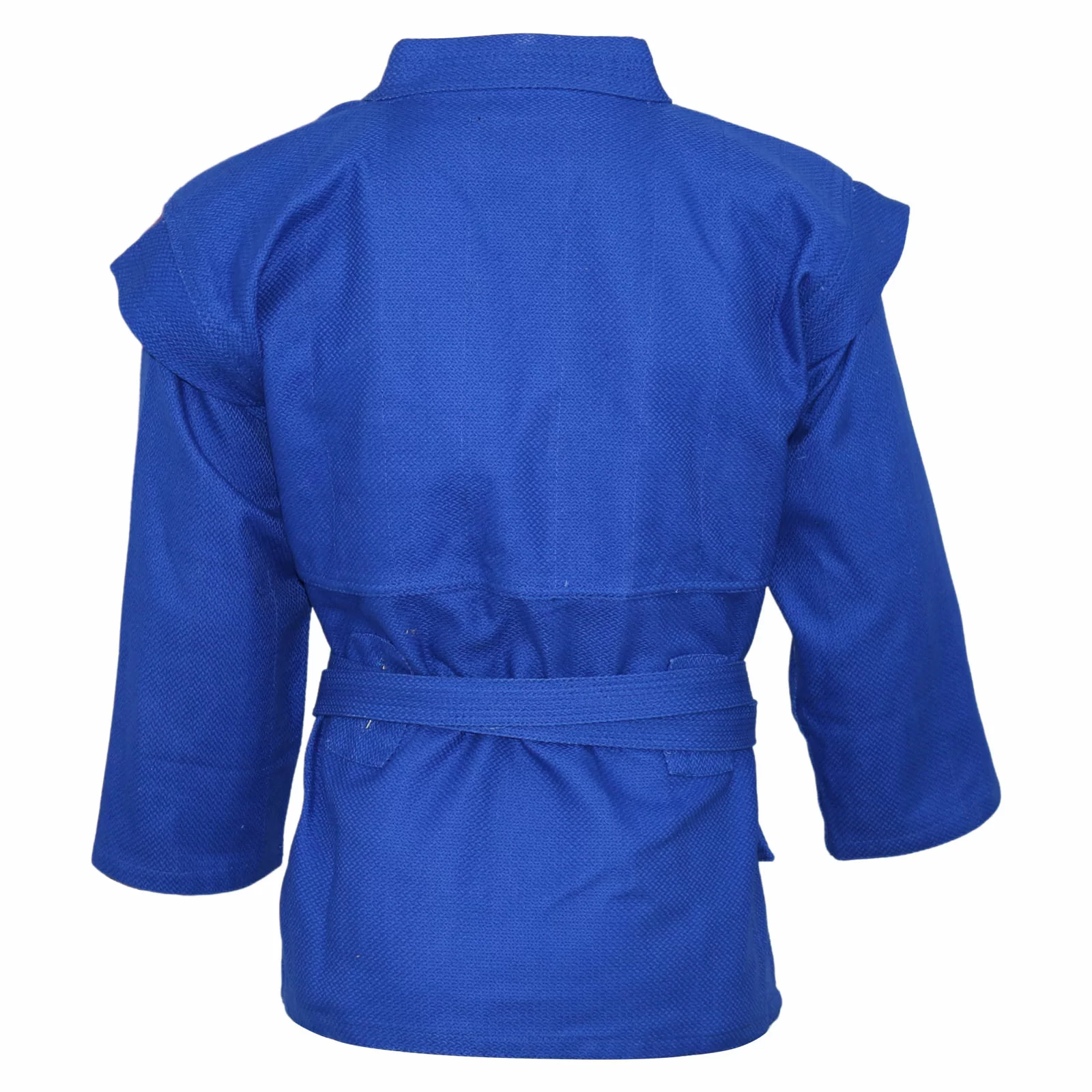 Реальное фото Куртка для самбо BoyBo синяя BSJ120 от магазина СпортЕВ