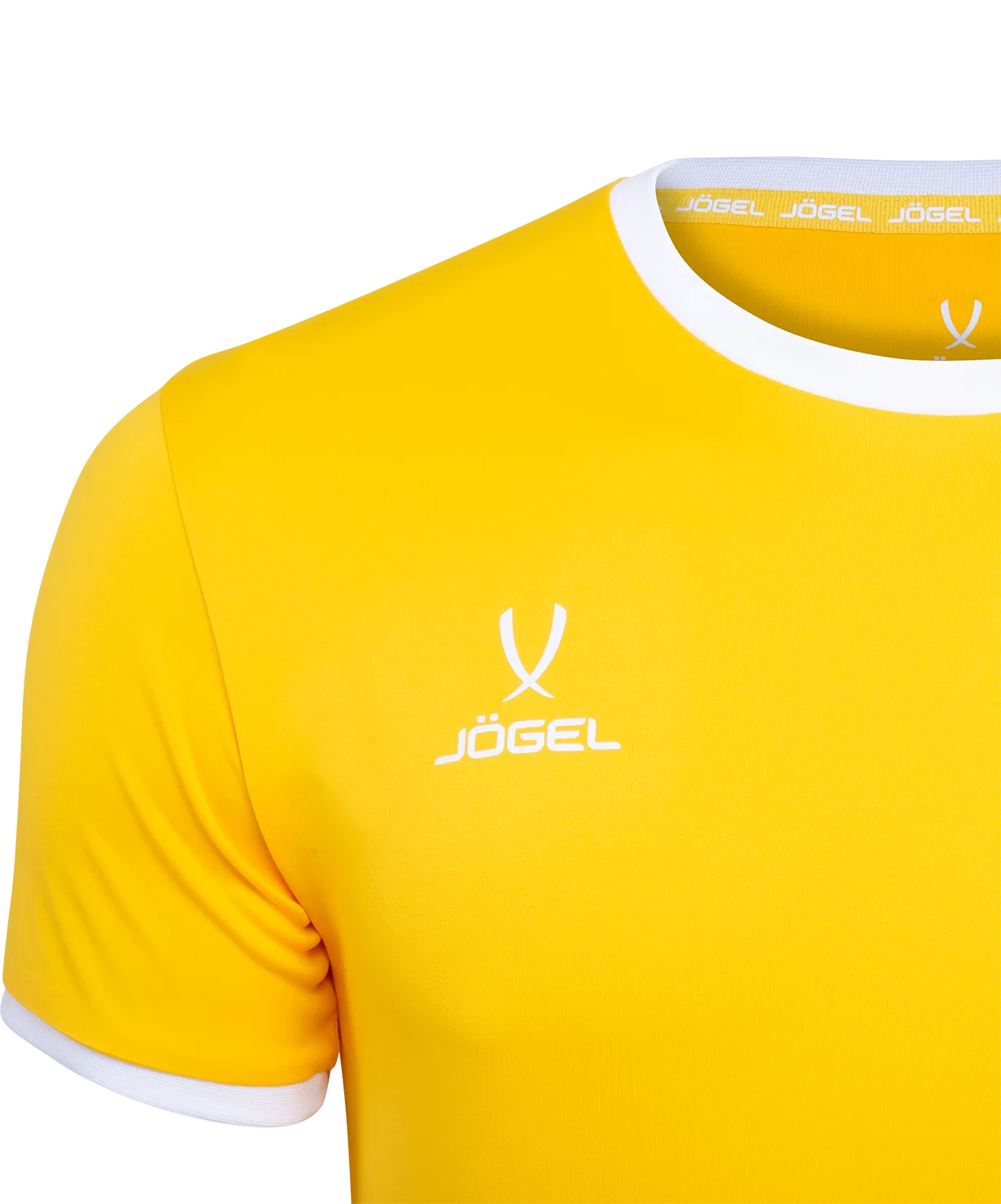 Реальное фото Футболка футбольная CAMP Origin, желтый/белый, детский Jögel от магазина Спортев