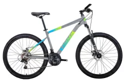 Велосипед TRINX M116 26" серый/синий/желтый