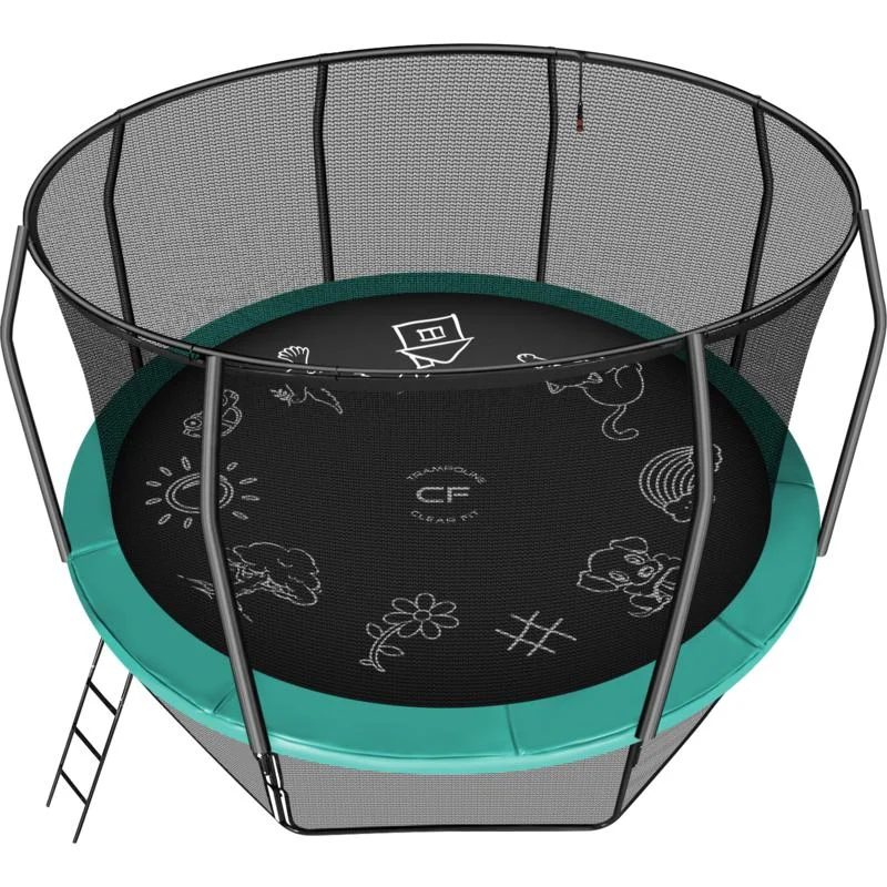 Реальное фото Каркасный батут Clear Fit FamilyHop 14Ft от магазина Спортев