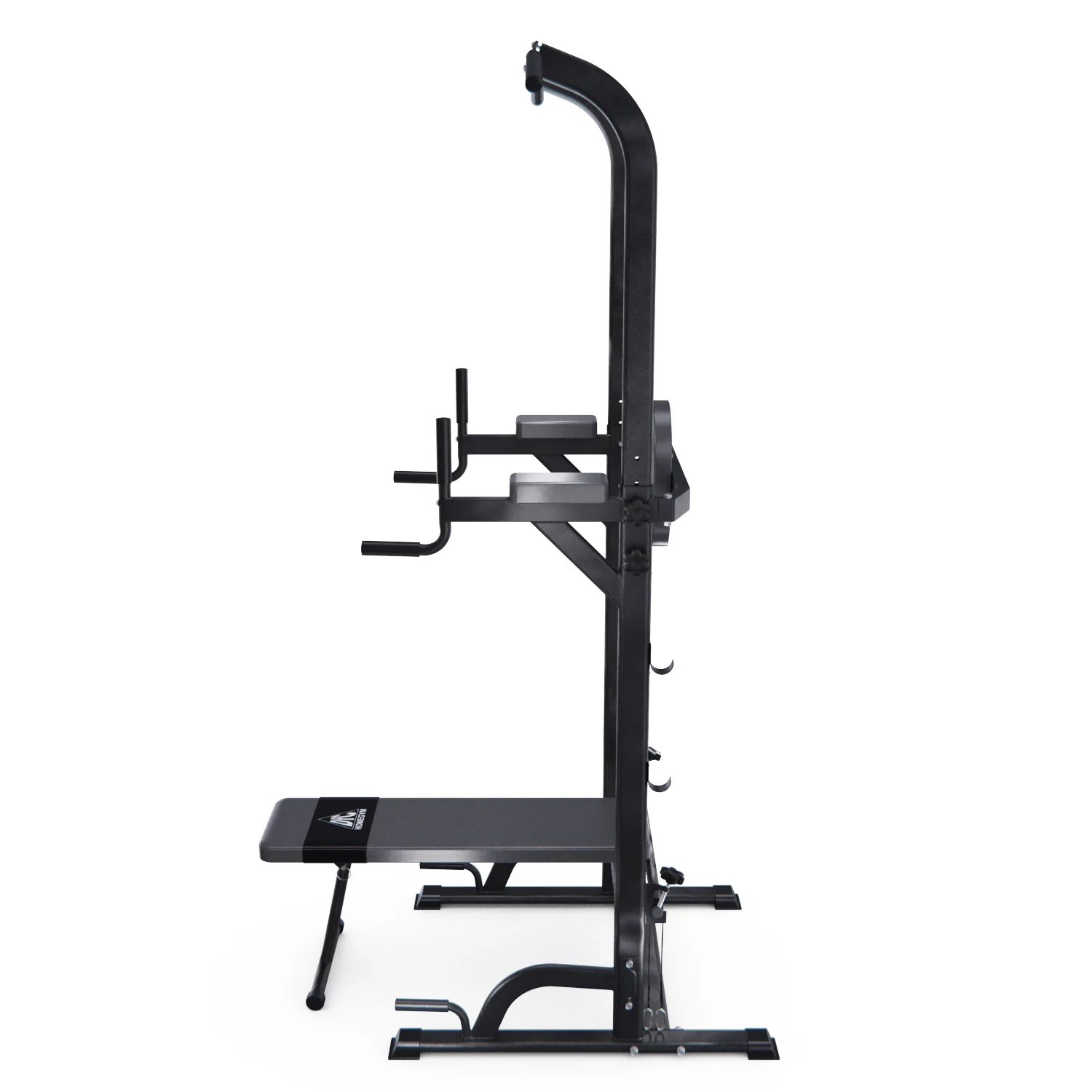 Реальное фото Турник-брусья со скамьей DFC Power Tower G005 от магазина Спортев