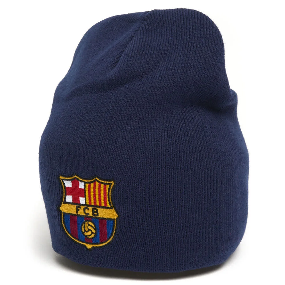 Реальное фото Шапка Barcelona синяя р.55-58 115125 от магазина Спортев