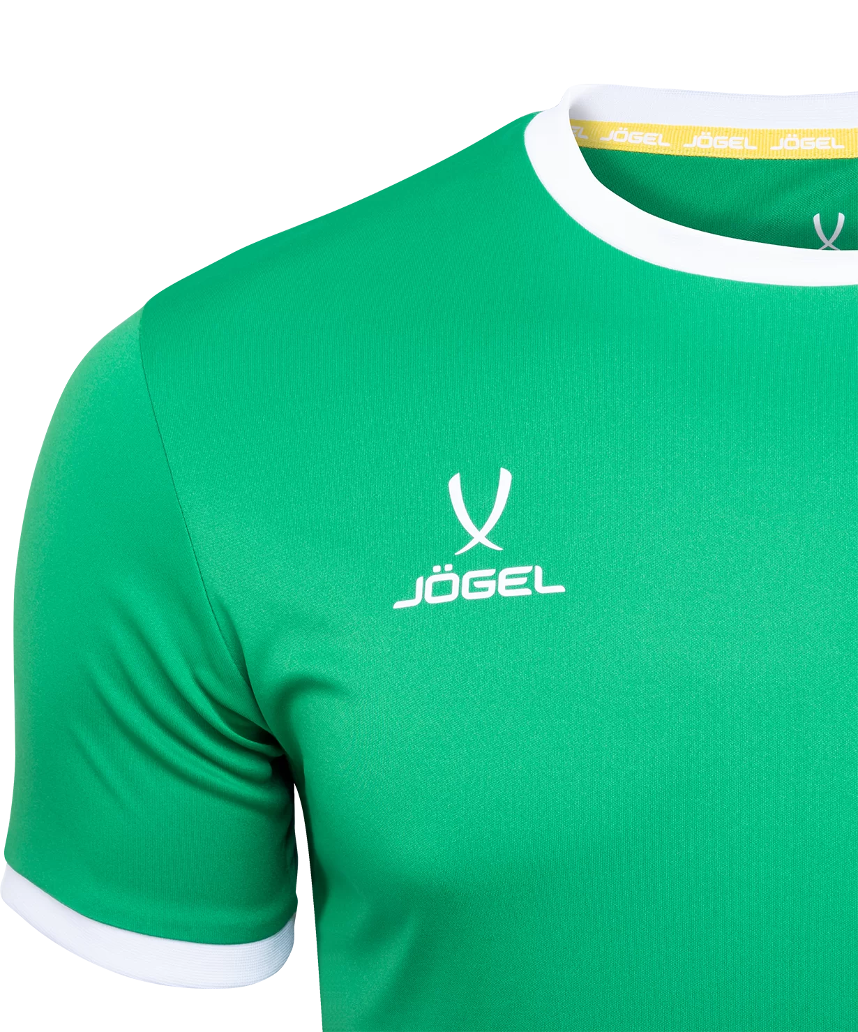 Реальное фото Футболка футбольная CAMP Origin, зеленый/белый Jögel от магазина Спортев