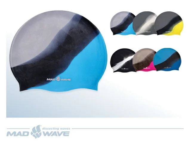 Реальное фото Шапочка для плавания Mad Wave Multi Adult pink M0534 01 0 11W от магазина СпортЕВ
