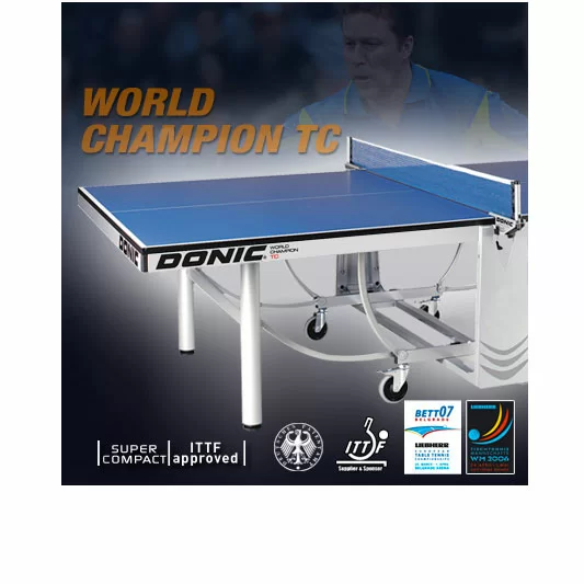 Реальное фото Теннисный стол DONIC WORLD CHAMPION TC GREEN (без сетки) 400240-G от магазина СпортЕВ