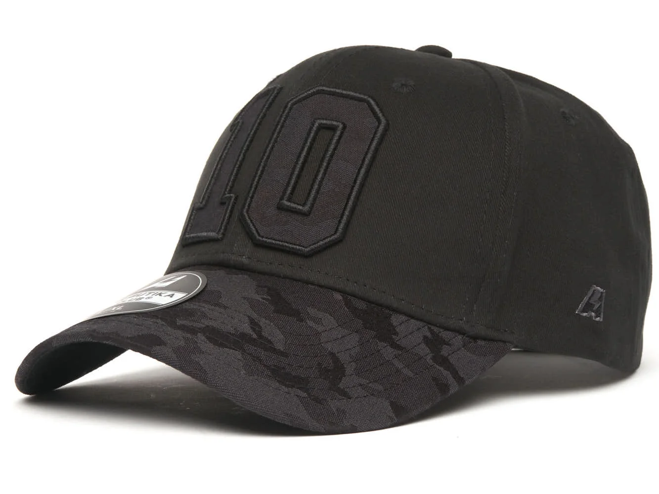 Реальное фото Бейсболка №10 черная р.55-58 20692 от магазина Спортев