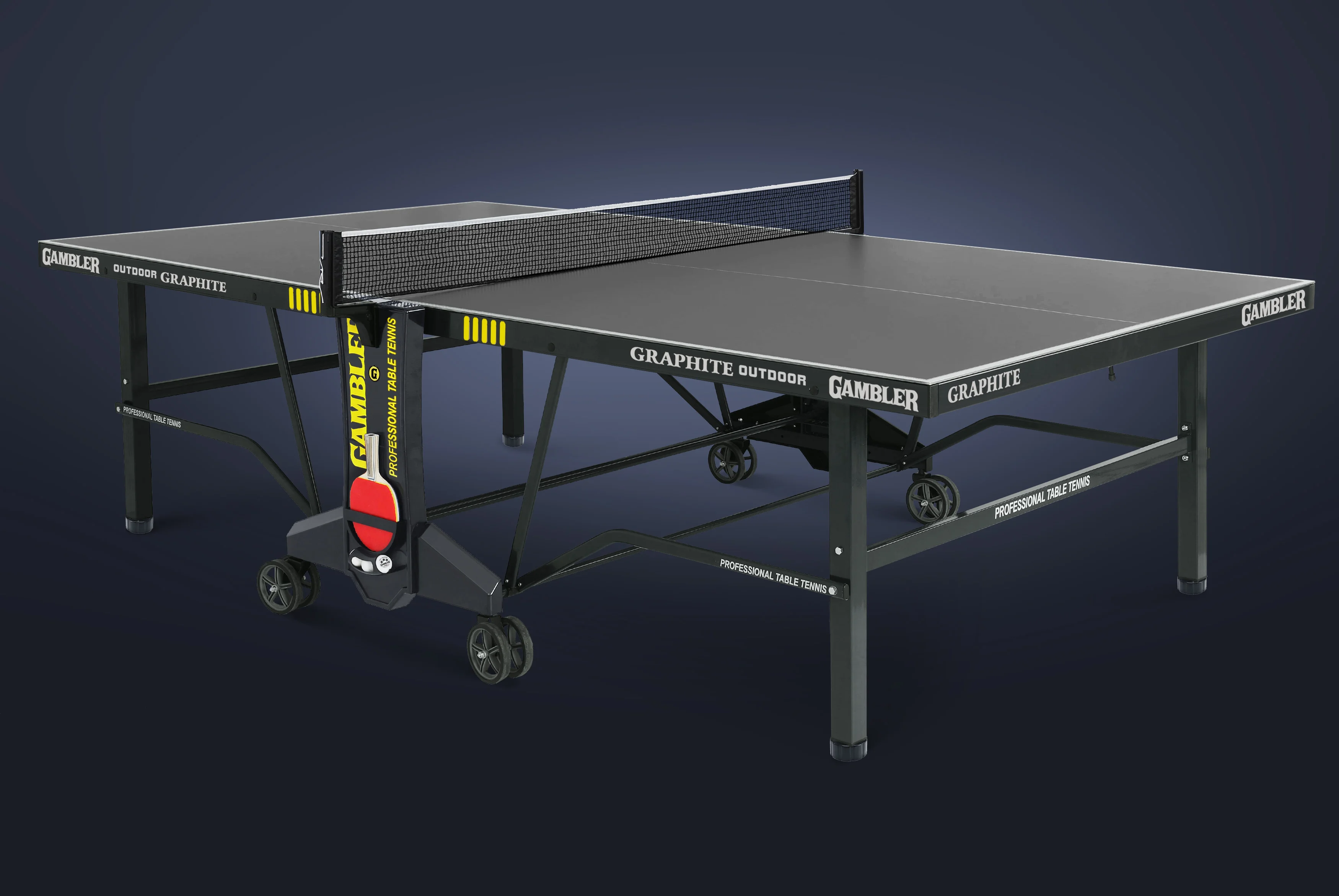 Реальное фото Стол теннисный GRAPHITE 6 Всепогодный от магазина Спортев