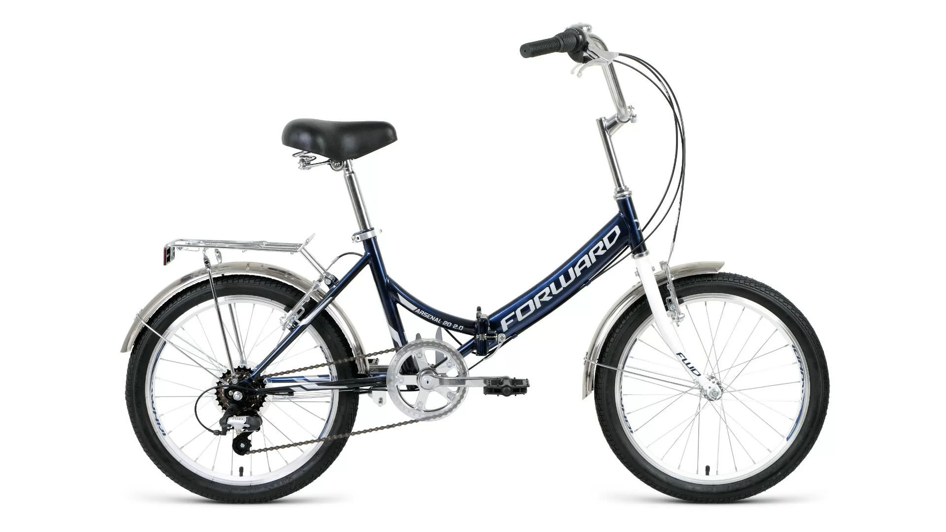 Реальное фото Велосипед Forward Arsenal 20 2.0 (2020) темно-синий/серый RBKW0YN06003 от магазина СпортЕВ