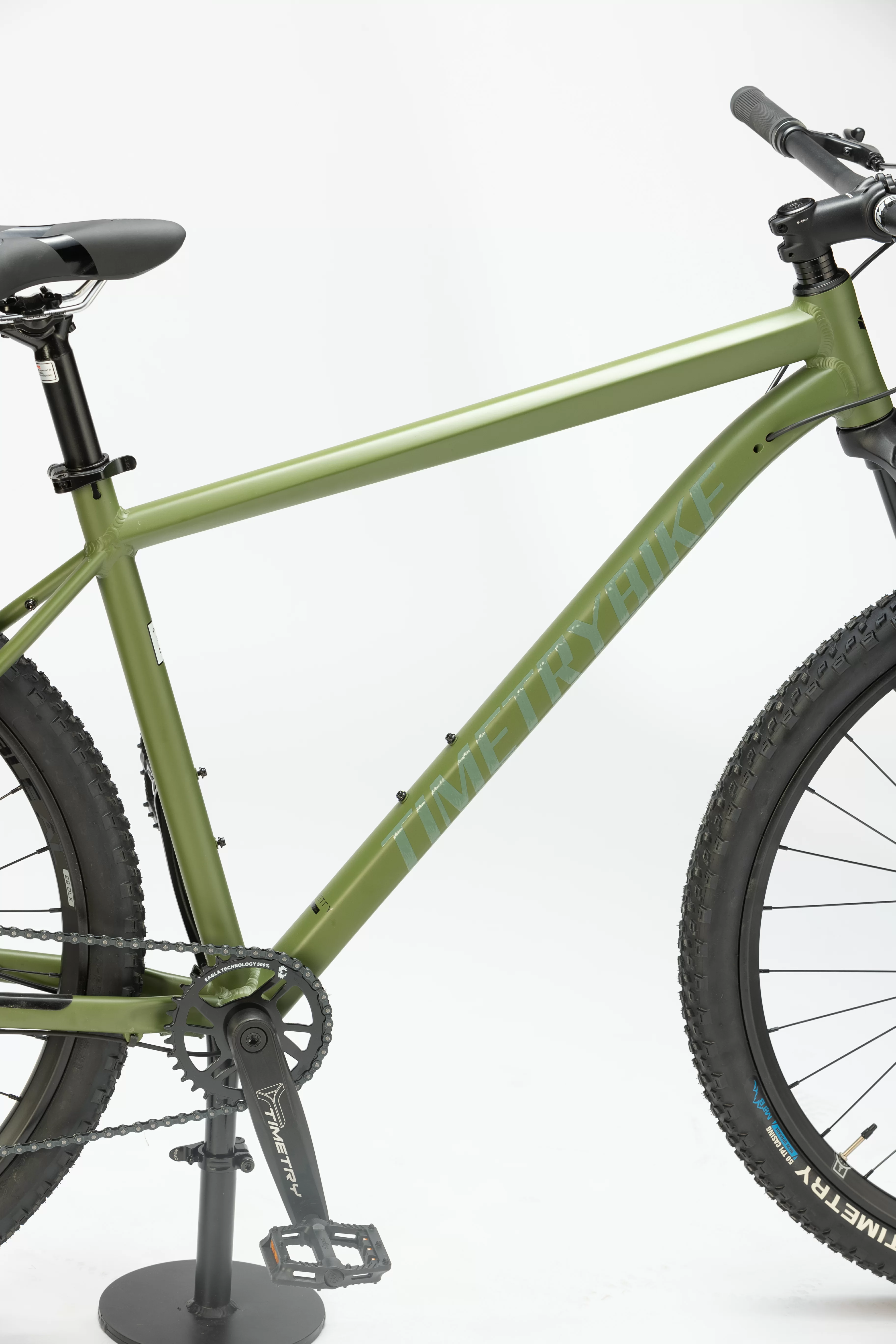 Реальное фото Велосипед Timetry TT325 27.5" 8 скор. зеленый от магазина СпортЕВ
