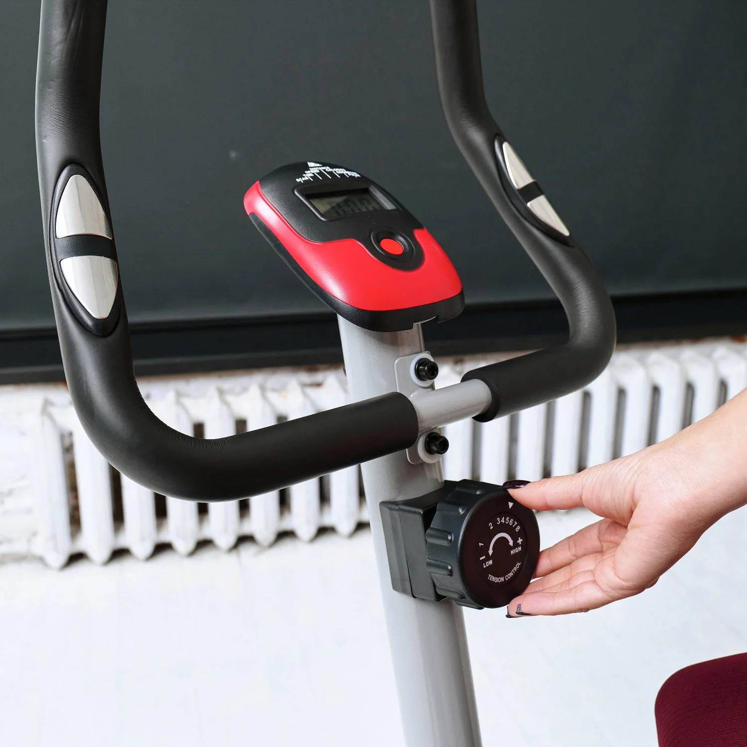 Реальное фото Велотренажер DFC B85001BR от магазина Спортев