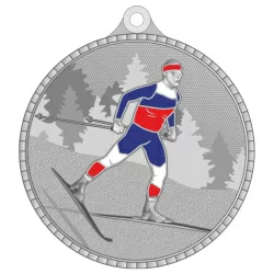 Медаль MZP 614-55/S лыжник (D-55мм, s-2 мм)