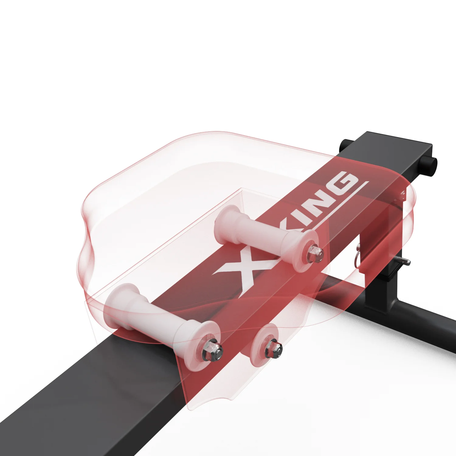 Реальное фото Гребной тренажер DFC Row-M-2000 от магазина Спортев