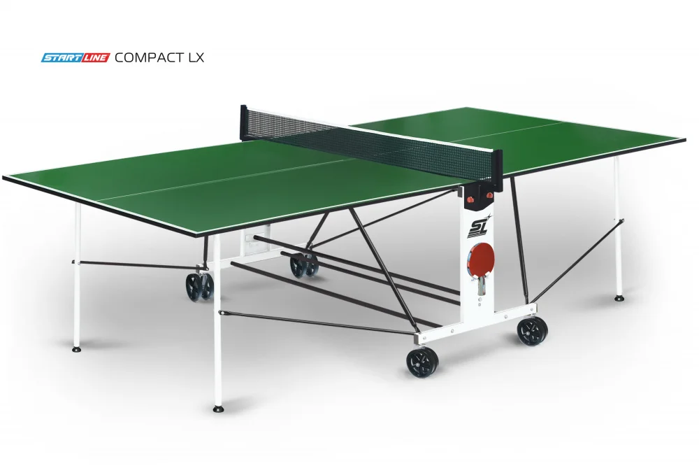 Реальное фото Стол теннисный Compact LX Зелёный от магазина Спортев