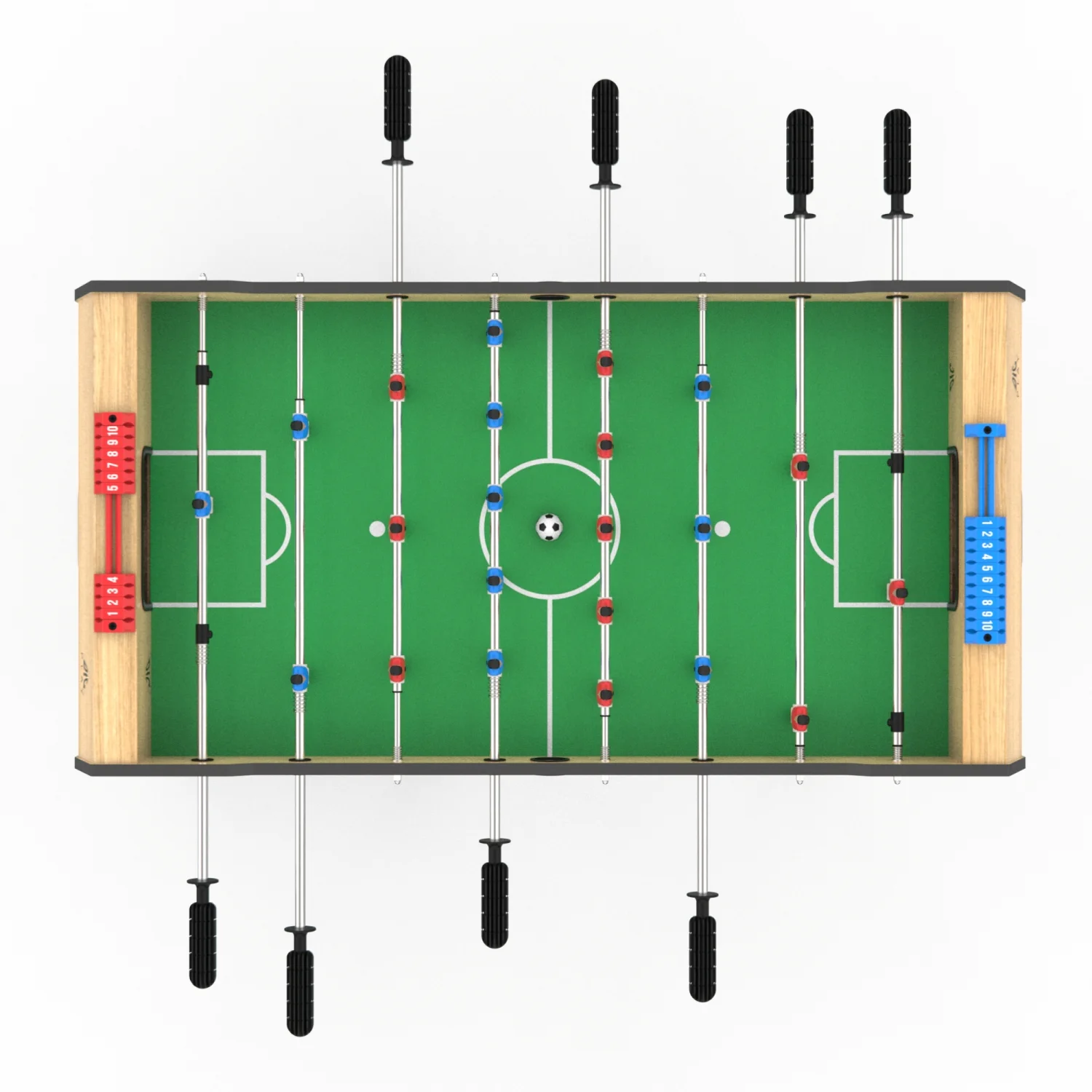 Реальное фото Игровой стол - футбол DFC SILVERWOOD SB-ST-07 от магазина Спортев