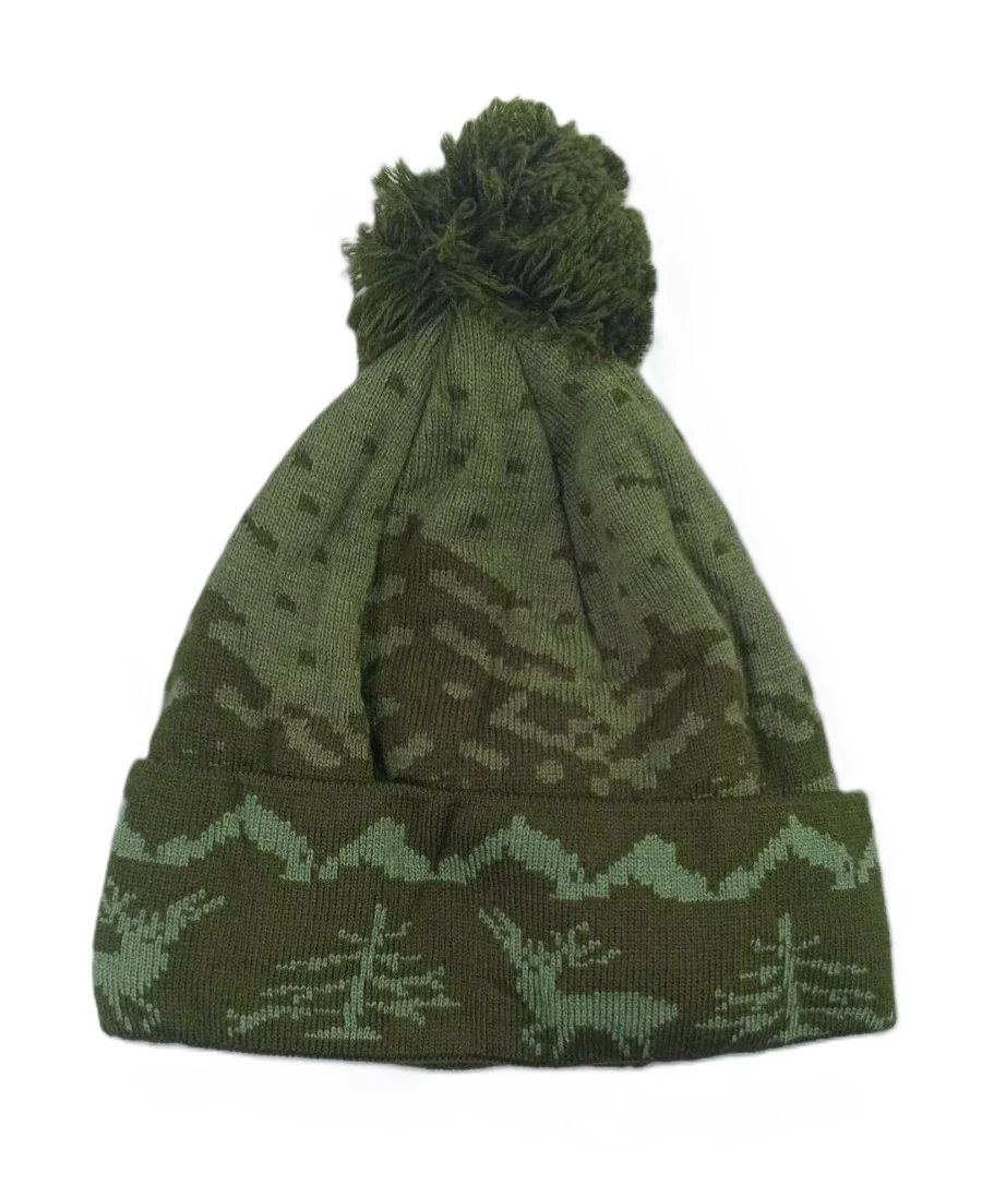 Реальное фото Шапка Deer зеленый от магазина Спортев