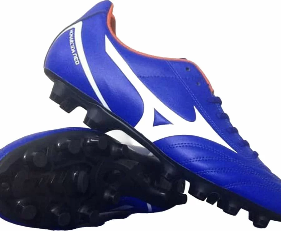 Реальное фото Бутсы Mizuno MONAR NEO SELECT FG синий P1GA1925-01 от магазина Спортев