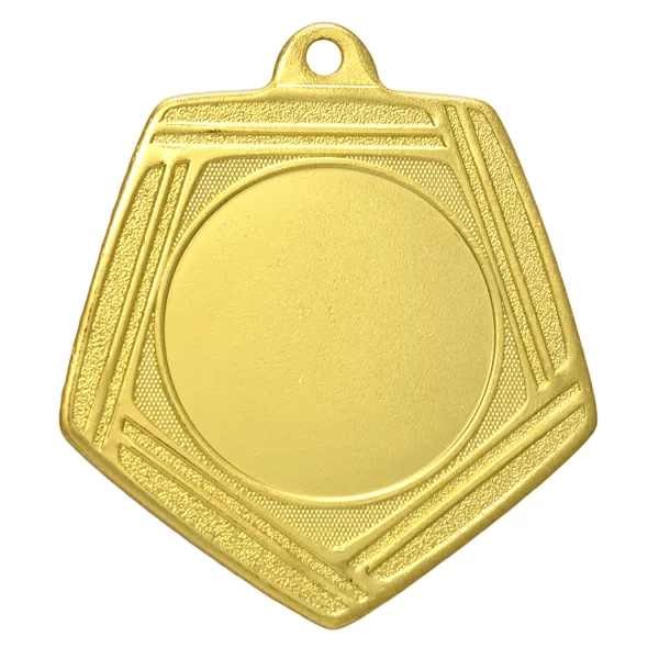Реальное фото Медаль MZ 57-45/G (D-45мм, D-25мм, s-1,5мм) от магазина СпортЕВ