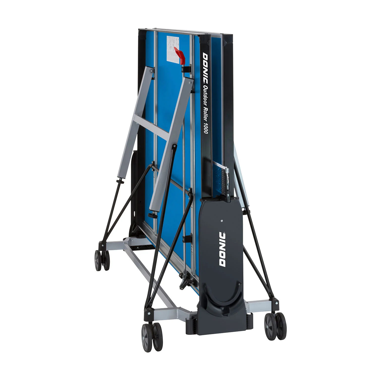 Реальное фото Теннисный стол DONIC OUTDOOR ROLLER 1000 BLUE 230291-B от магазина Спортев