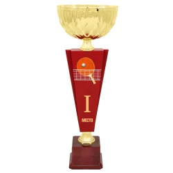 Кубок KB 6022 A теннис настольный(H- 39,5 см, D- 140 мм)