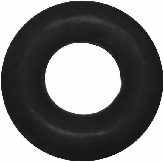 Реальное фото Эспандер-кольцо кистевой 50 кг матовый черный ЭК-М-50 от магазина СпортЕВ