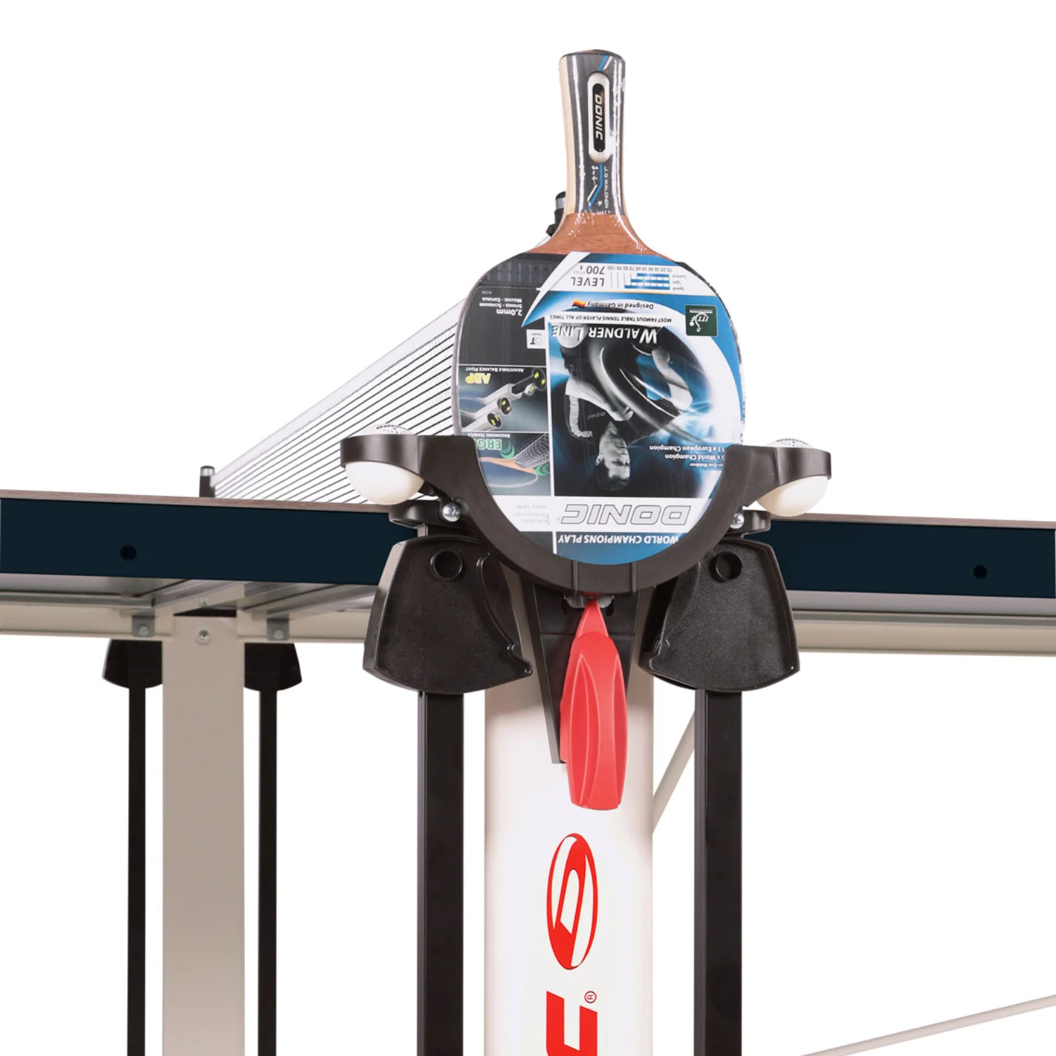 Реальное фото Теннисный стол DONIC INDOOR ROLLER FUN BLUE 19мм 230235-B от магазина Спортев