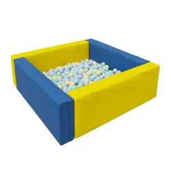 Сухой бассейн Romana «Лужайка» (сине-желтый), 300 шариков (Zefir mix) ДМФ-МК-06.13.00 (сине-желтый)